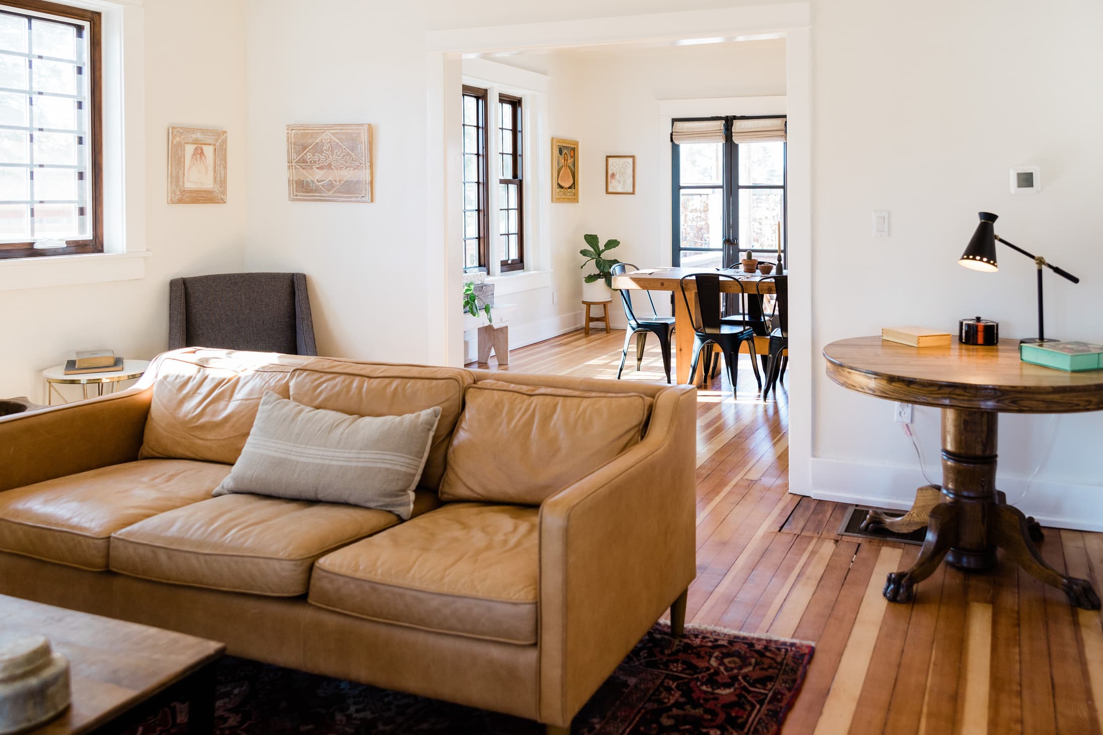Cottage living room interior representing the team's collaborative approach