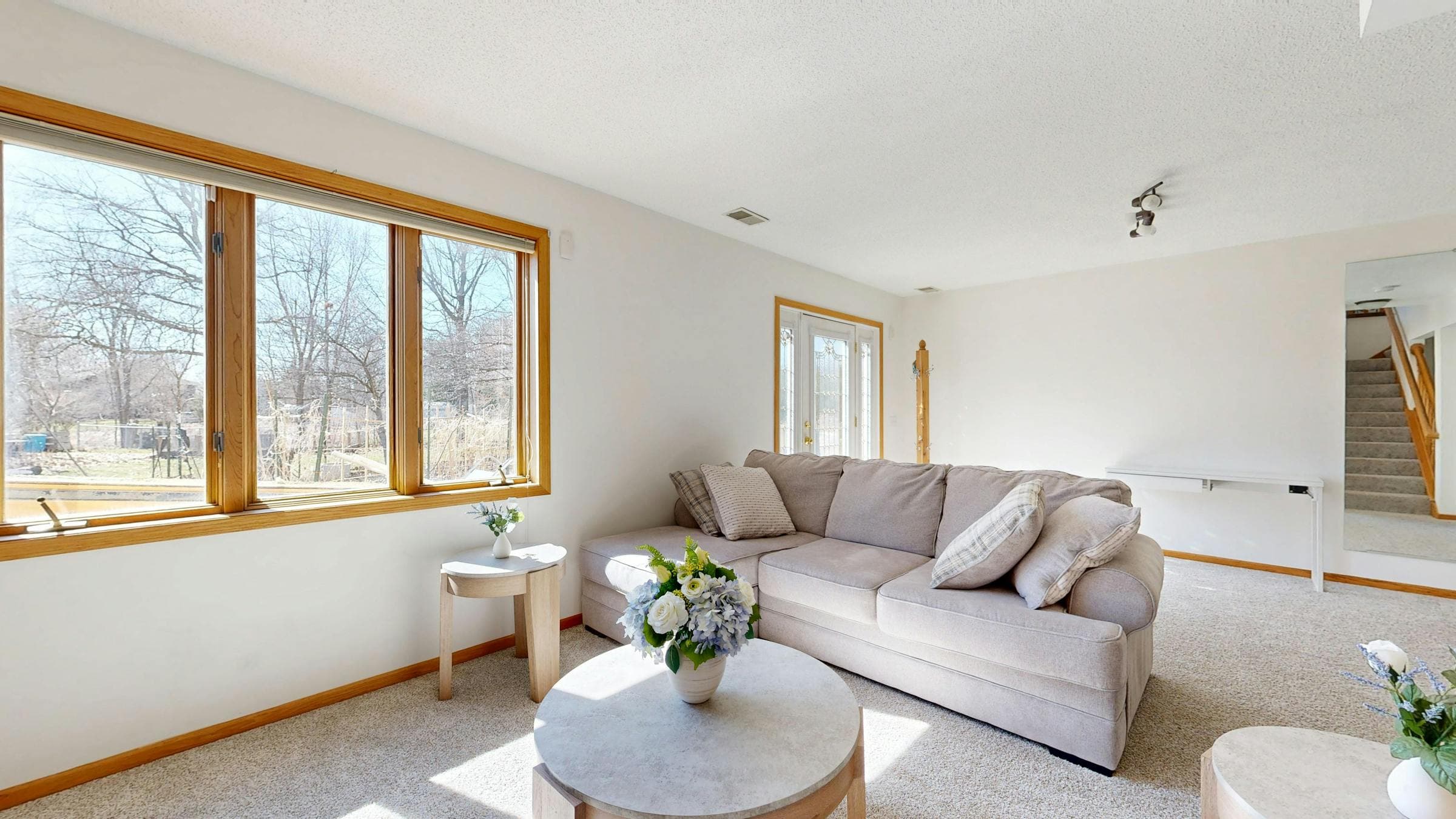 Staged living room interior, the kind of move-in-ready listing buyers look for