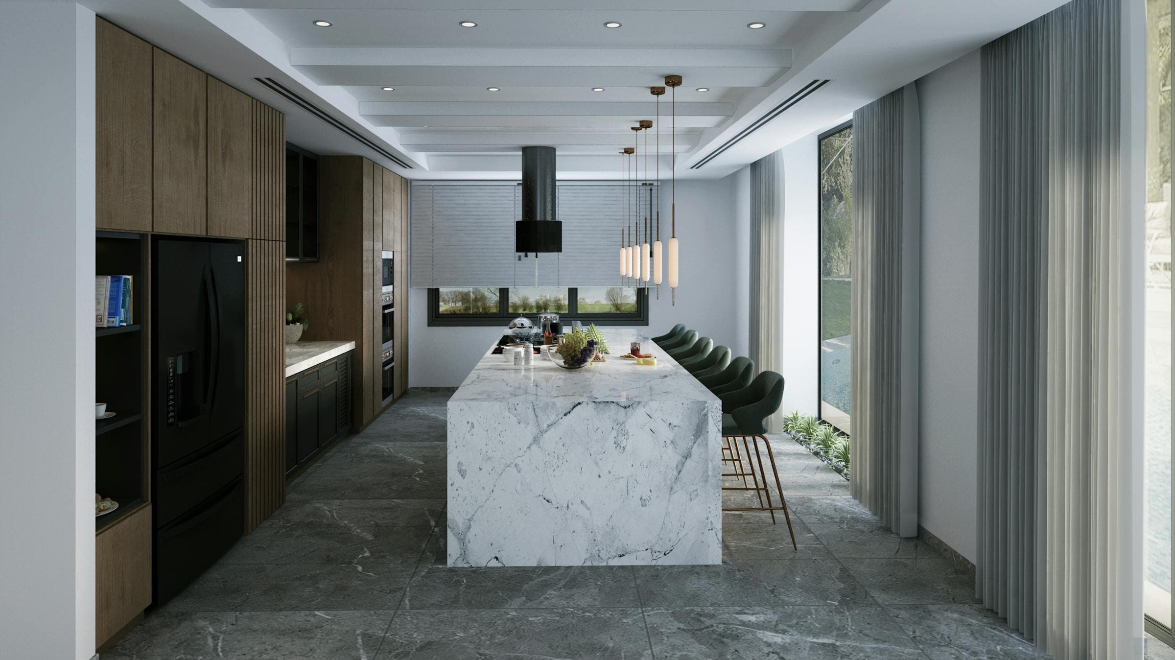 Modern open kitchen interior representing a sale-ready home